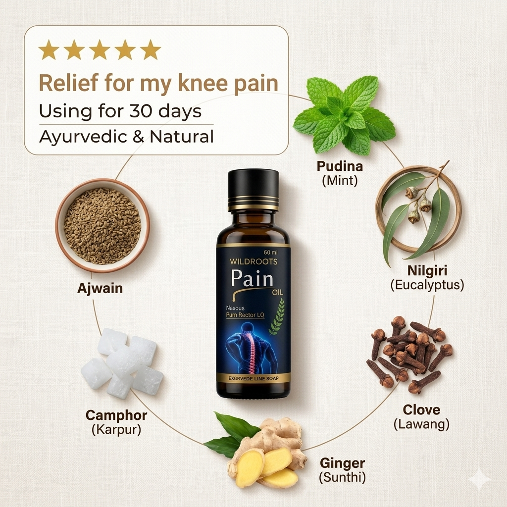 Wildroots pain killer oil