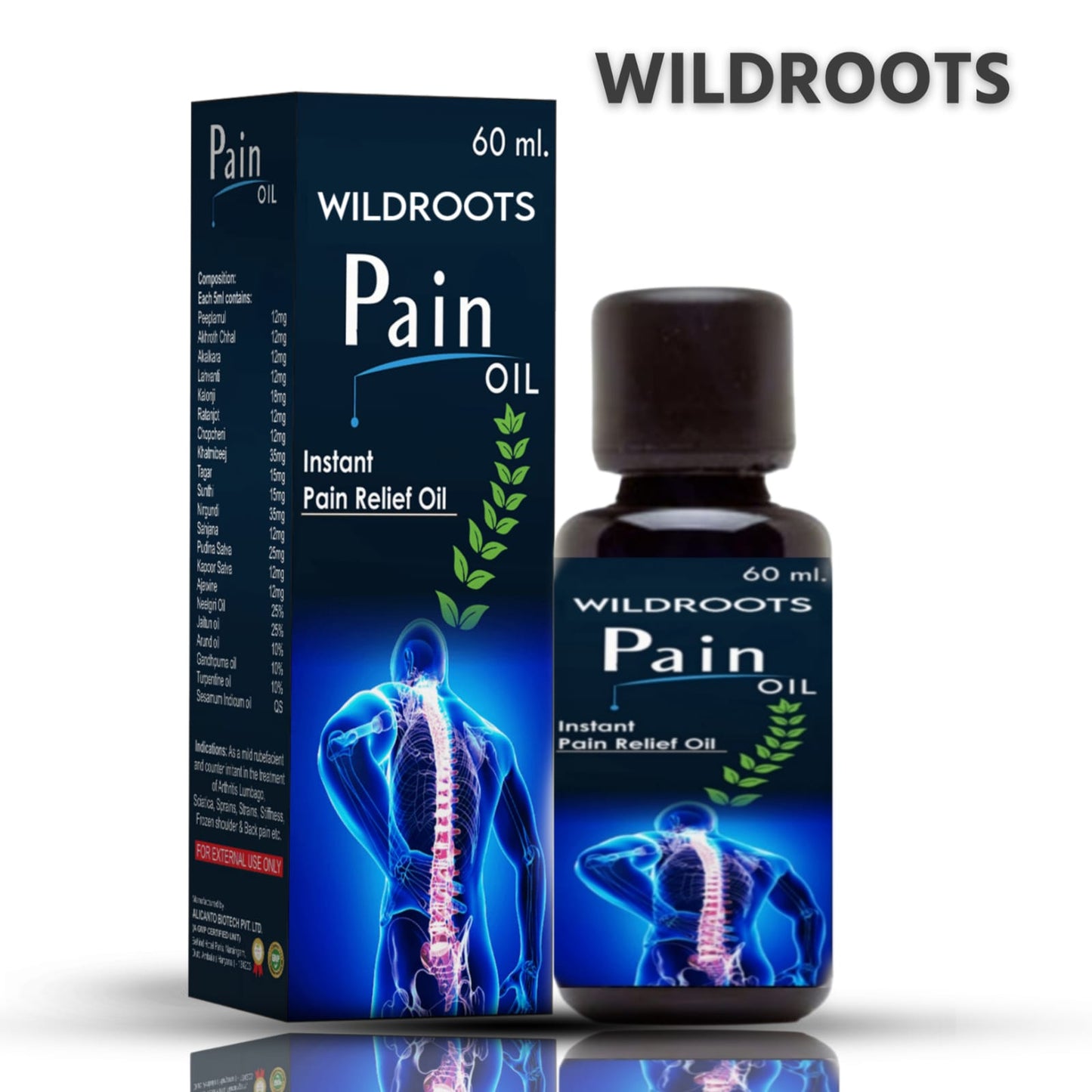 WILDROOTS PAIN KILLER OIL