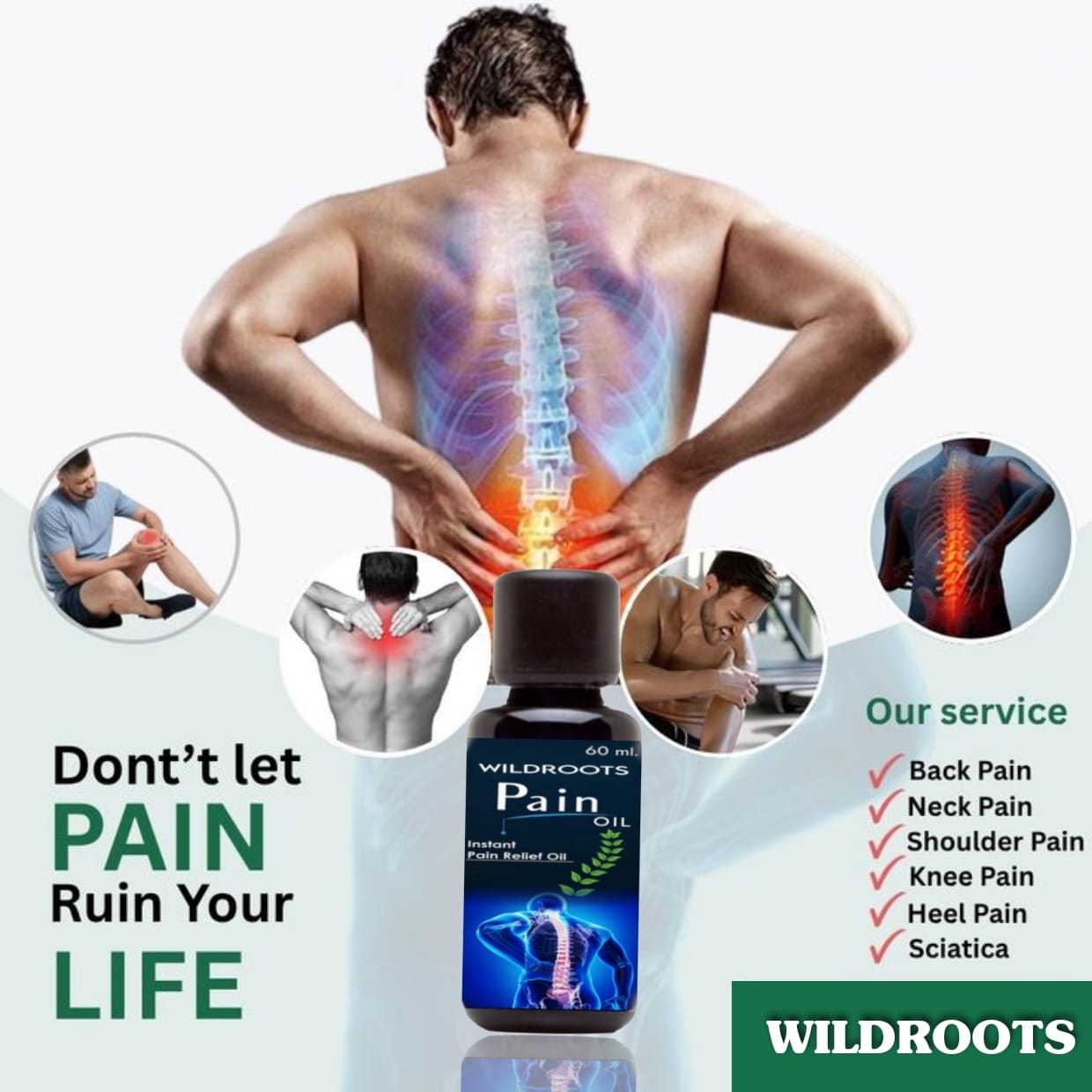 WILDROOTS PAIN KILLER OIL