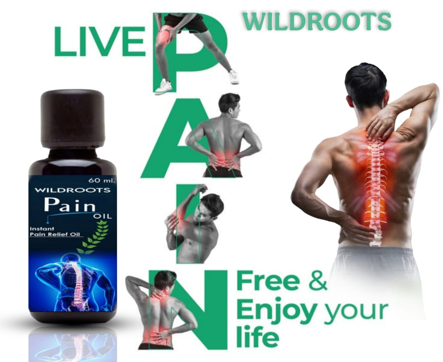 WILDROOTS PAIN KILLER OIL